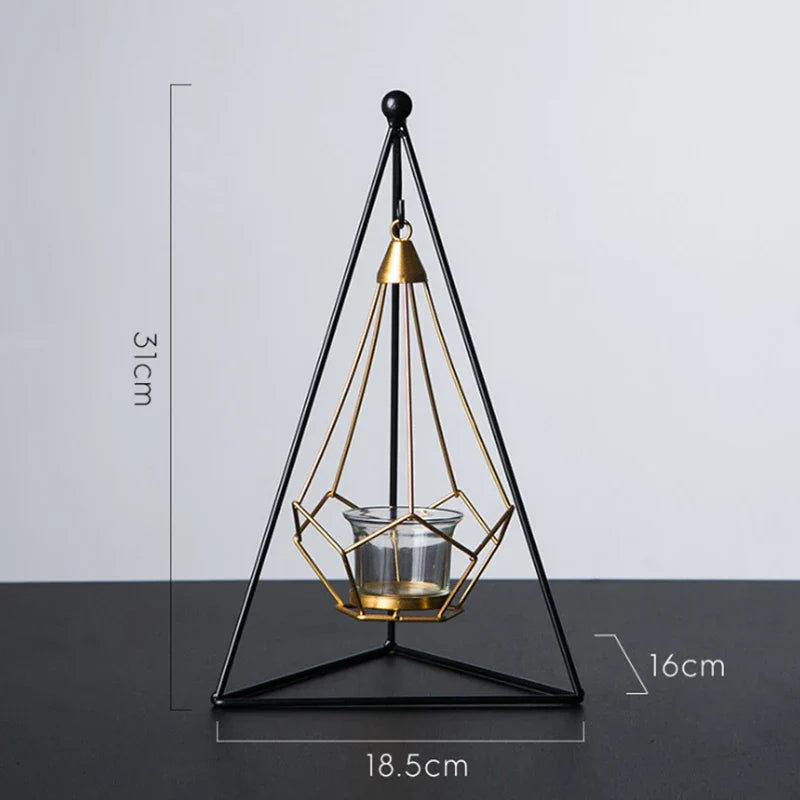 Hanging Diamond Candle Holder 4