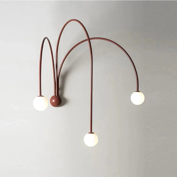 Fountain of Light Metal Wall Lamp