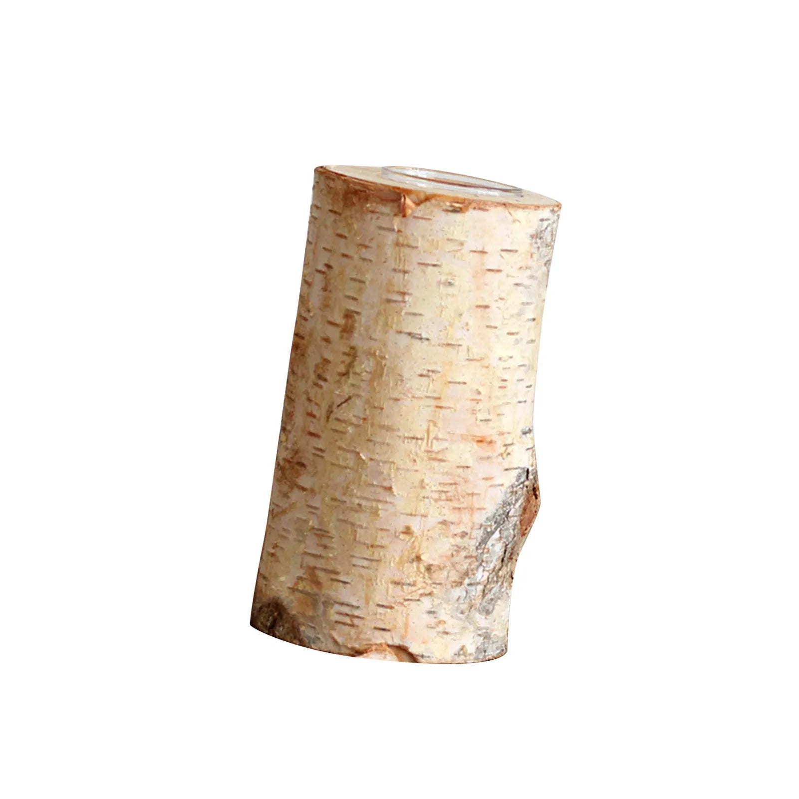 Birch Wood Candle Holder 6 inch (15cm)