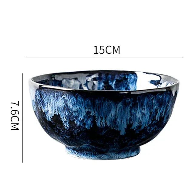 Blue Nebula 10-Piece Dinner Set