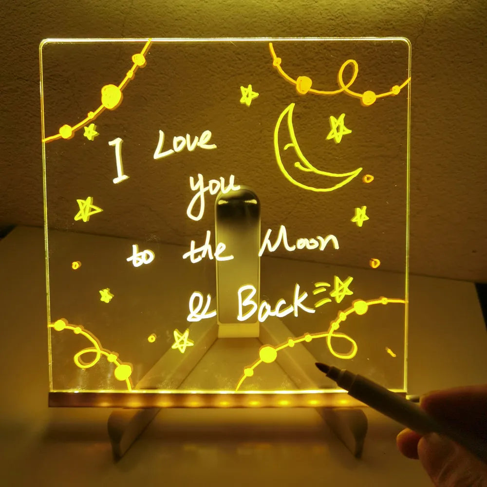 LumiSketch™ - Creative LED Drawing Board 20 x 20 CM (Square)