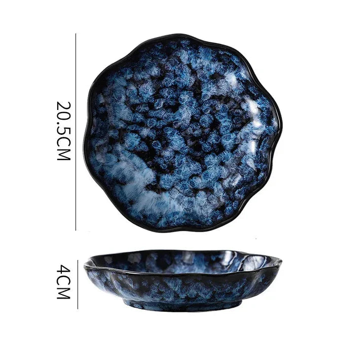 Blue Nebula 10-Piece Dinner Set
