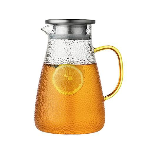 Hammered Glass Cup & Pitcher 1.5L (51oz) Pitcher