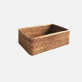 Hand-Woven Rattan Wicker Storage Basket