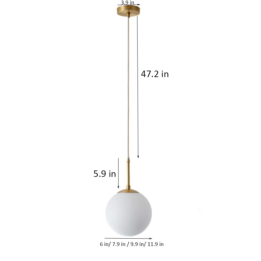 Hanging Ball Pendant Light