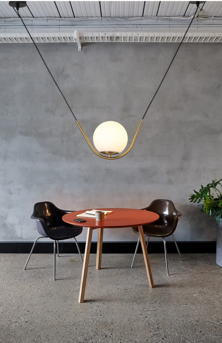 Harmony Glass & Brass Pendant Light & Chandelier