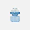 Azure Orbit Glass Vase