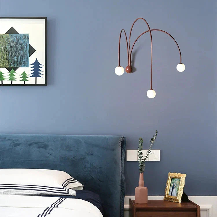 Fountain of Light Metal Wall Lamp