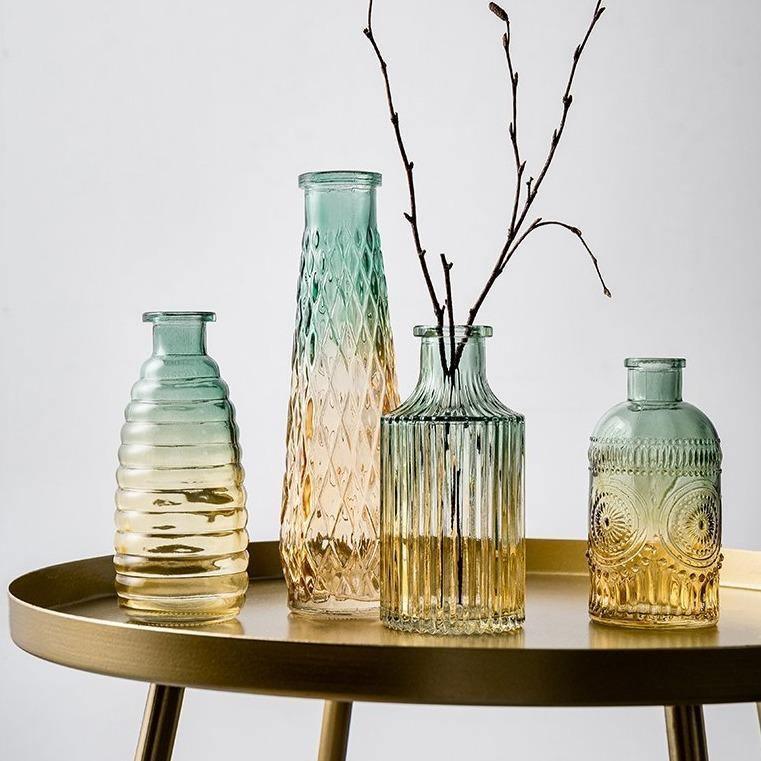 Gradient Glass Bottle Vases Cambria
