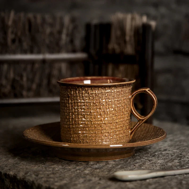 Heirloom Ceramic Coffee Cup Set