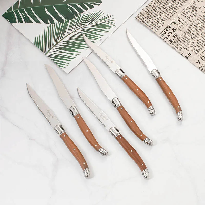 Heritage  Laguiole Wood & Stainless Steel Cutlery Set