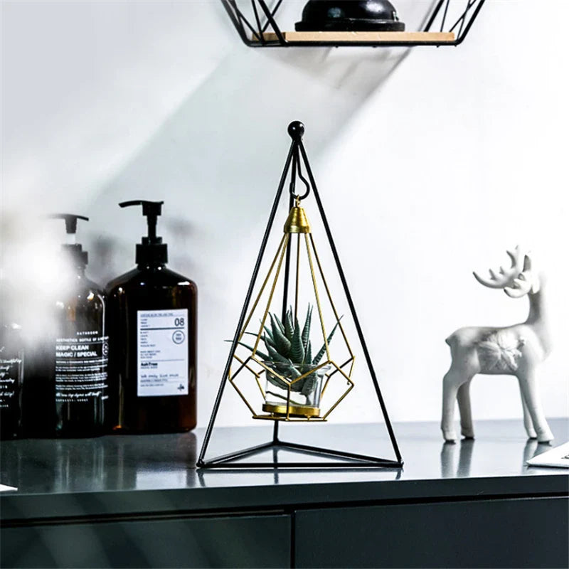 Hanging Diamond Candle Holder