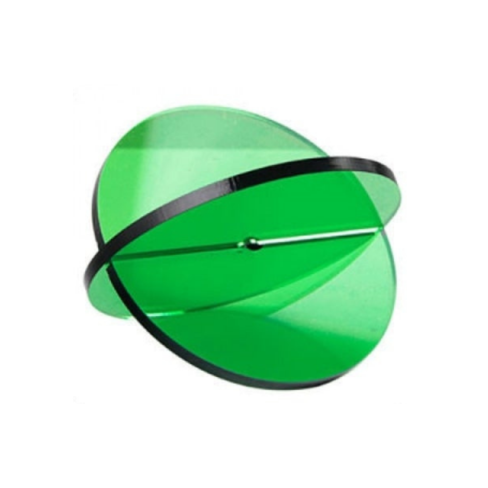 High Shine Acrylic Coasters Green 2pcs