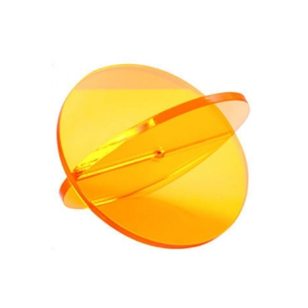 High Shine Acrylic Coasters Orange 2pcs