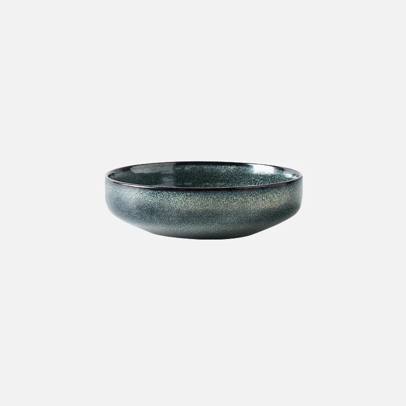 Horizon Glazed Sallow Dinnerware Deep Plate