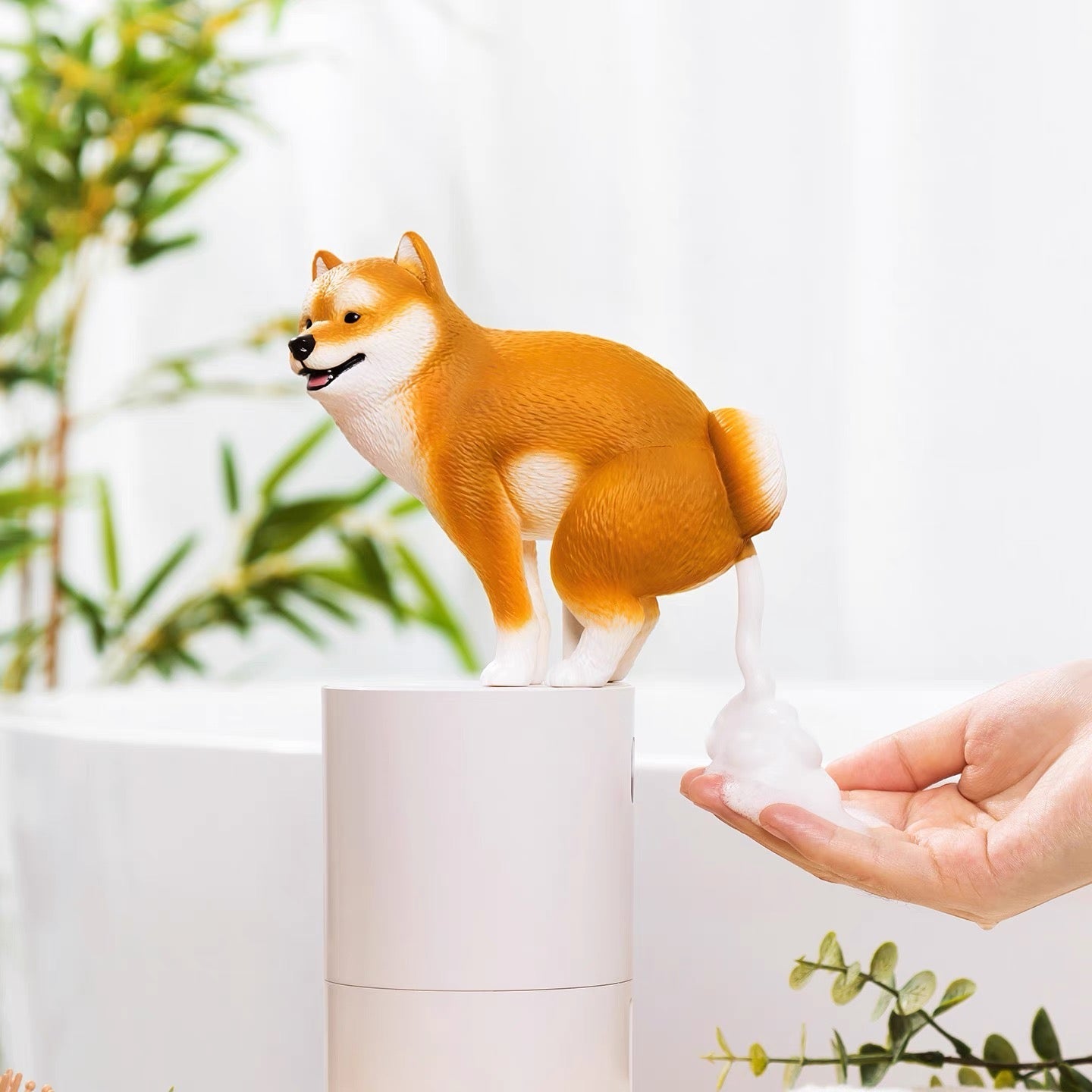 Shiba Soap Dispenser Orange
