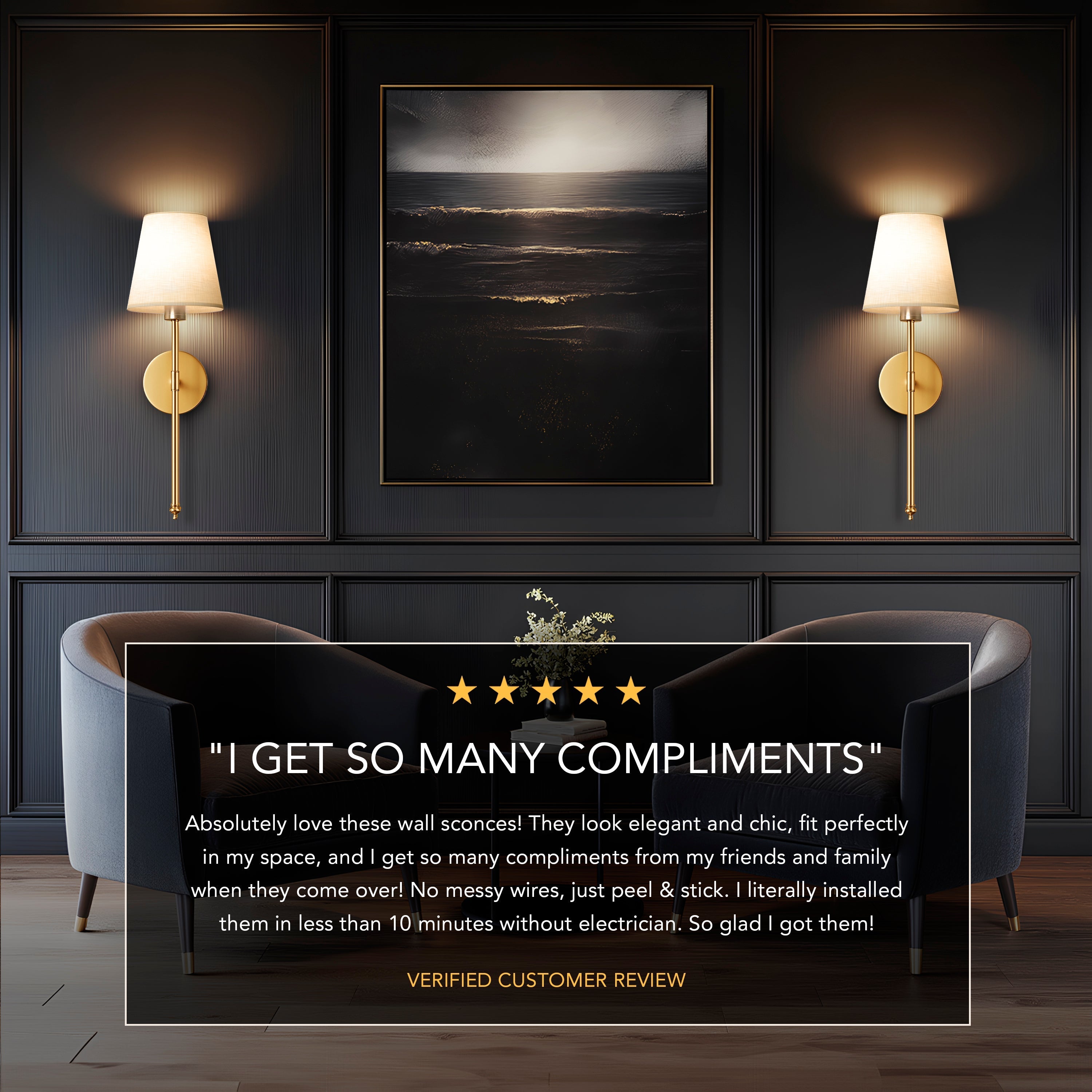 Nova™ - Original Wireless Wall Sconces (Set of 2)