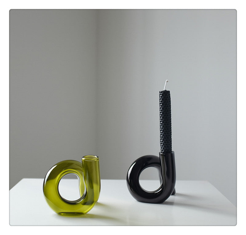 In the Loop Hydroponic Vase & Candle Holder - Archive
