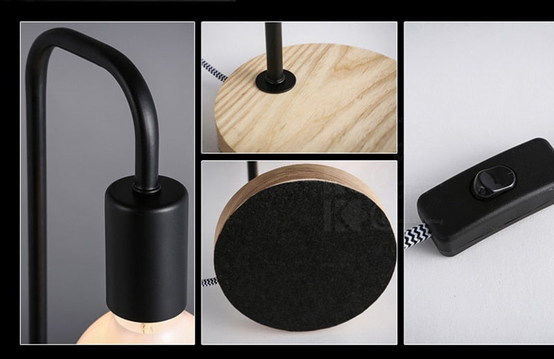 Industrial Single Bulb Desk Lamp