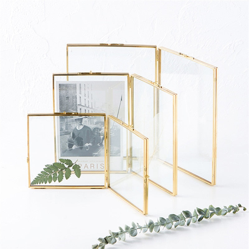 Infinite Double Glass Photo Frame