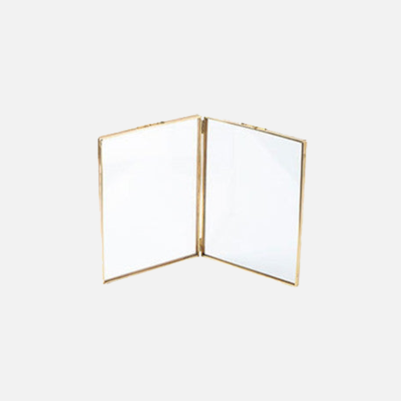 Infinite Double Glass Photo Frame Medium
