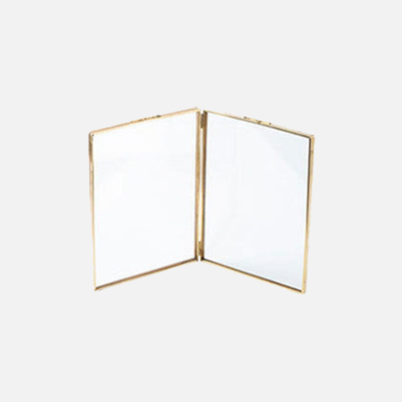 Infinite Double Glass Photo Frame Large