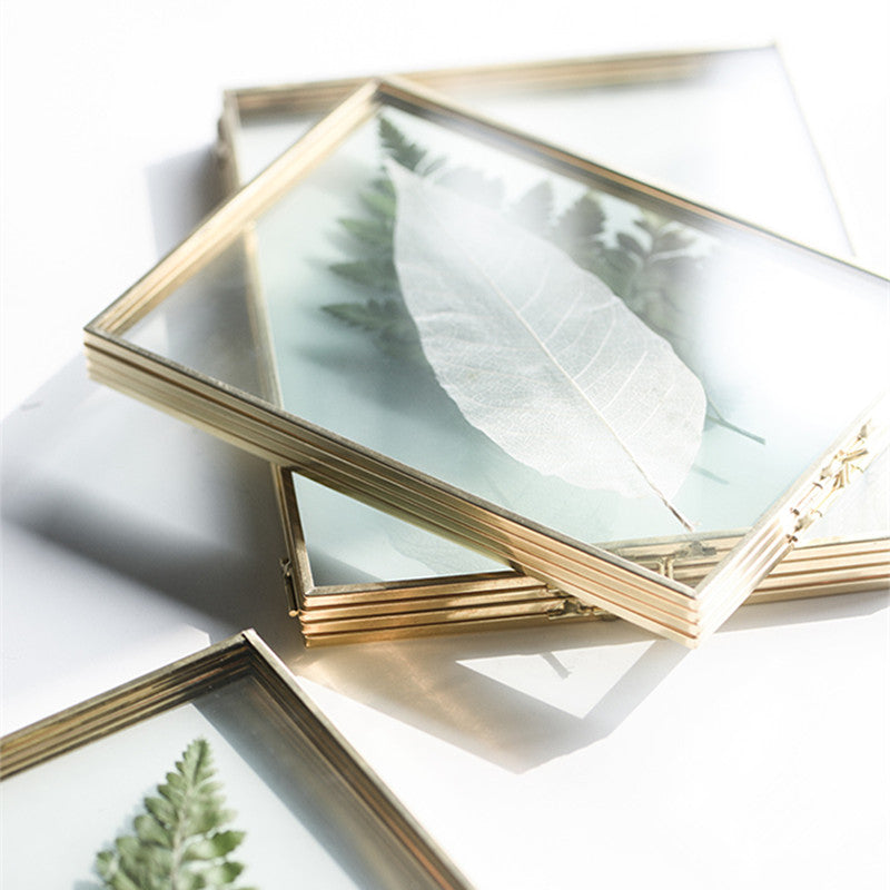 Infinite Double Glass Photo Frame