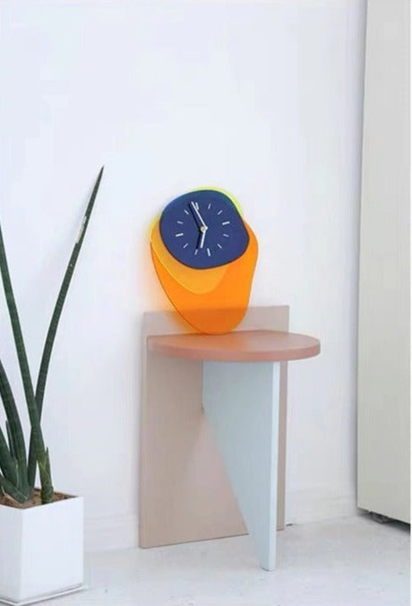 Inked Colored Acrylic Wall Clock