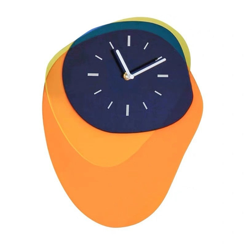 Inked Colored Acrylic Wall Clock
