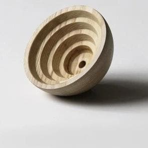 Inner Circle Wall Knobs Natural Medium