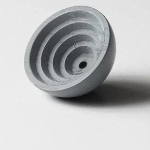 Inner Circle Wall Knobs Grey Medium