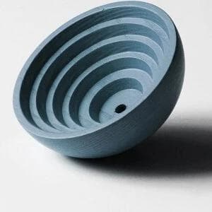 Inner Circle Wall Knobs Blue Large