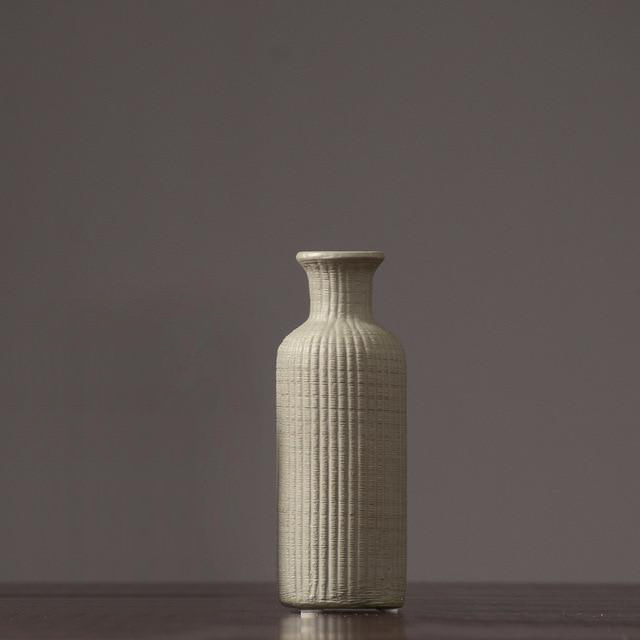 Isla Ceramic Vase Stone Small