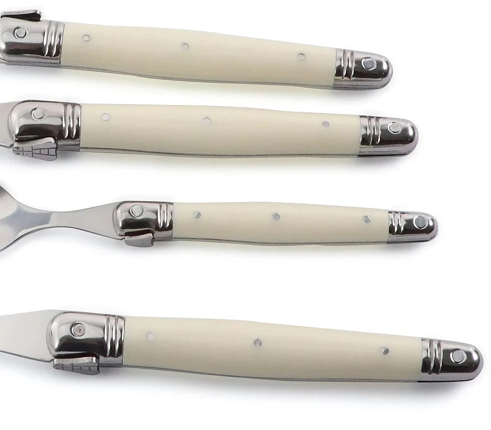Ivory Laguiole Flatware Cutlery Set - Final Sale