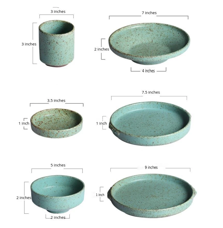 Jade Stoneware Ceramic Dinnerware