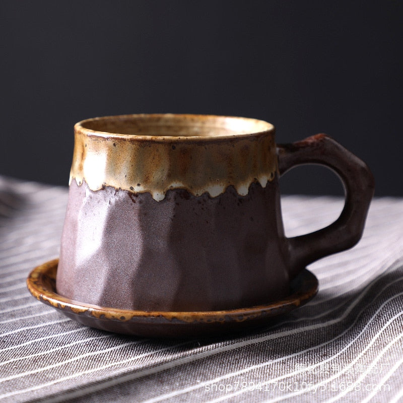 Japanese Pottery Cups & Mugs Retro Ombre Cup Grape
