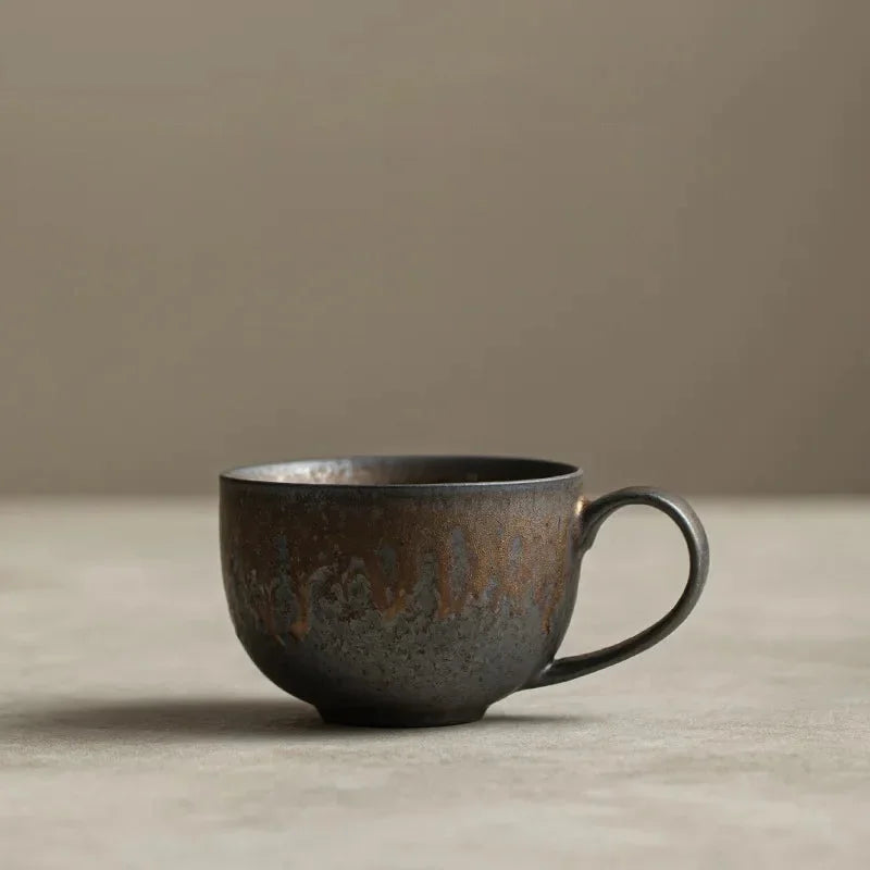 Forged Artisanal Ceramic Mugs Cappuccino