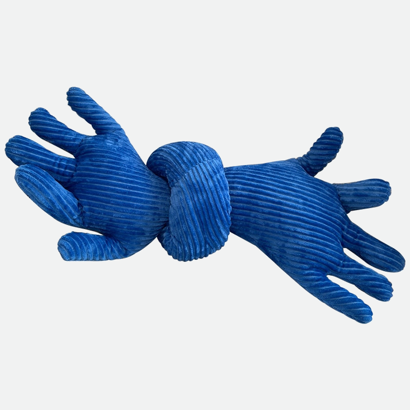 Jazz Hands Corduroy Knotted Pillow