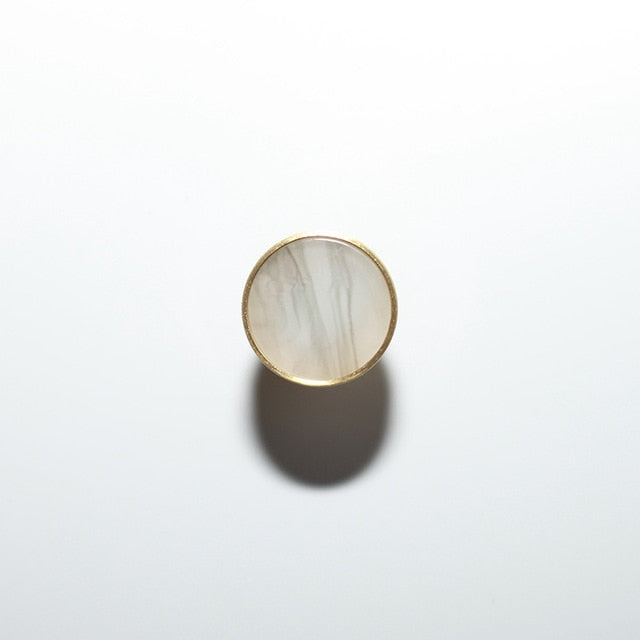 Jeweled Cabinet Knob & Pulls Small Mother of Pearl