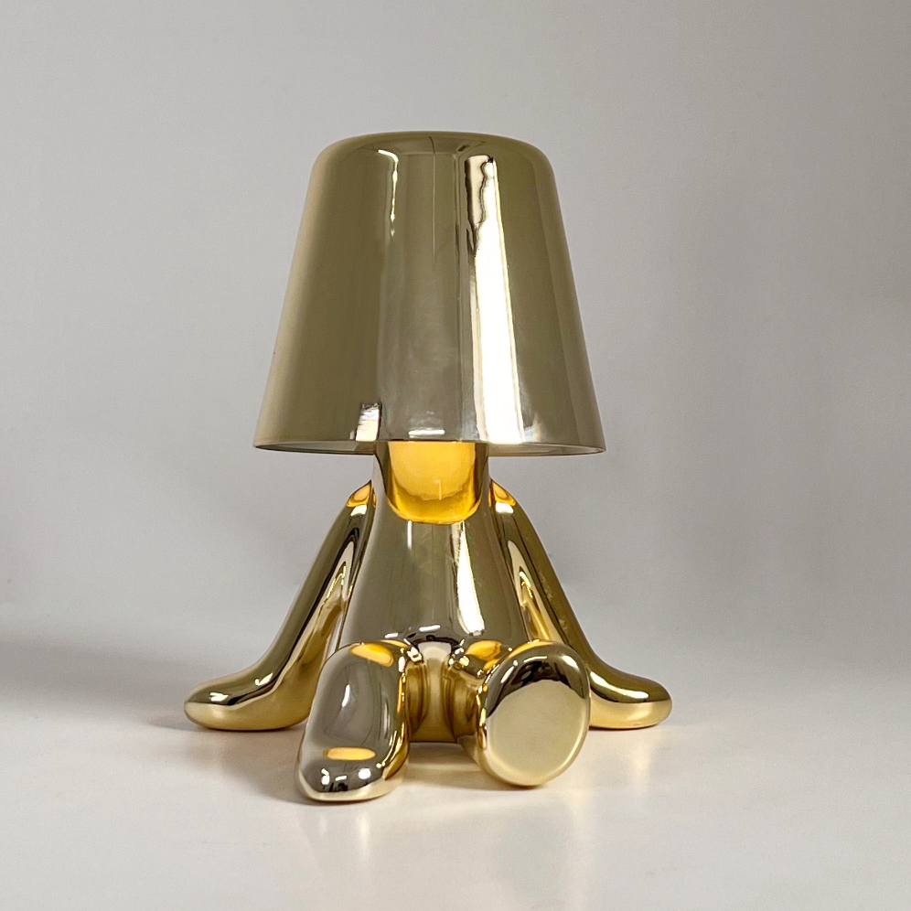 Jupiter Figurine Cordless Table Lamp Relaxed Gold