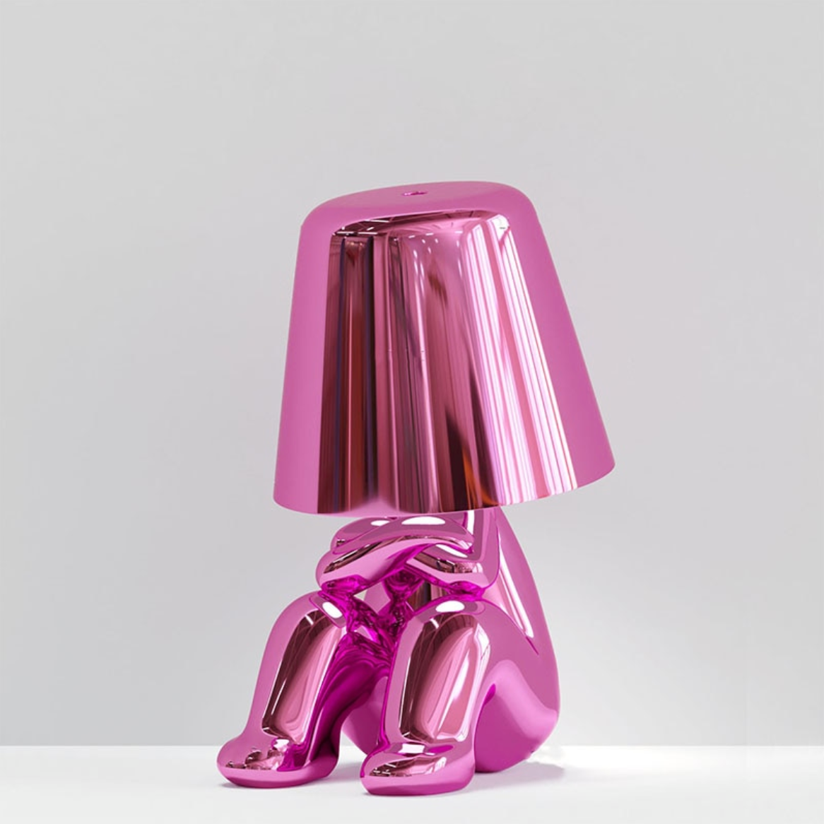 Jupiter Figurine Cordless Table Lamp Moody Pink