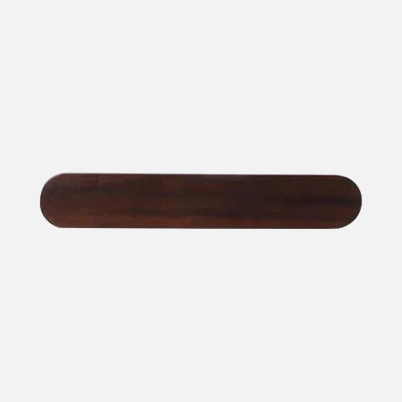 Key Holder Strong Magnetic Hooks Black Walnut Large Oval