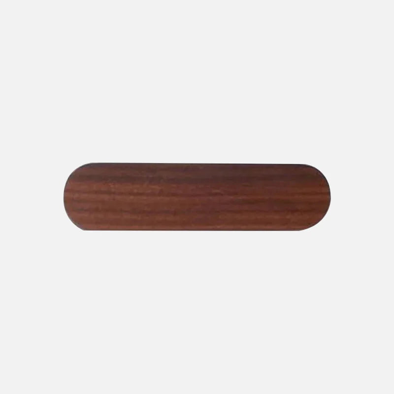 Key Holder Strong Magnetic Hooks Black Walnut Medium Oval