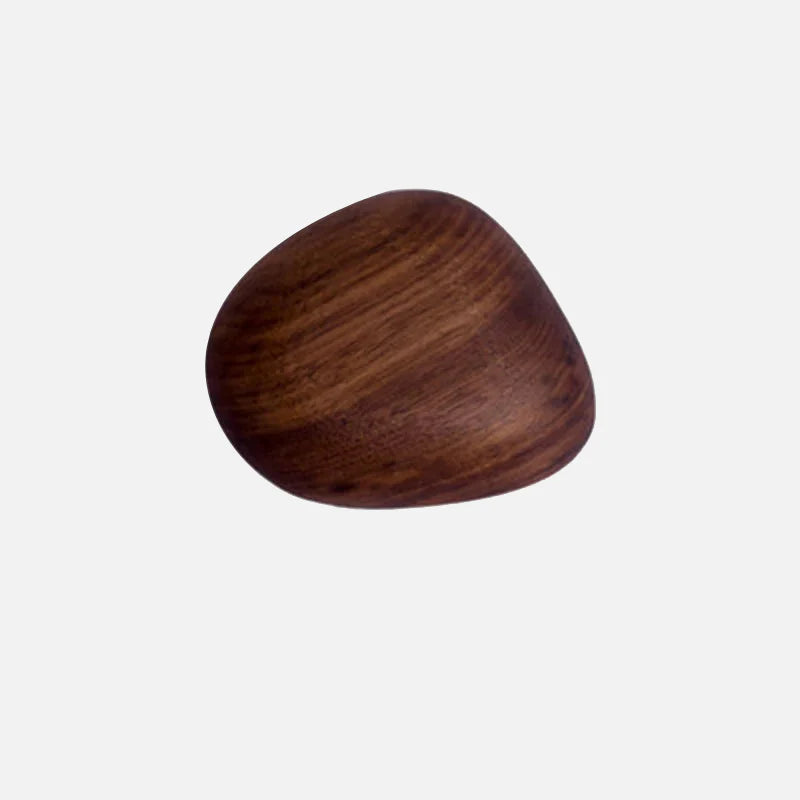 Key Holder Strong Magnetic Hooks Black Walnut Large Rock