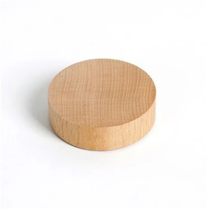 Key Holder Strong Magnetic Hooks Beech Small Round