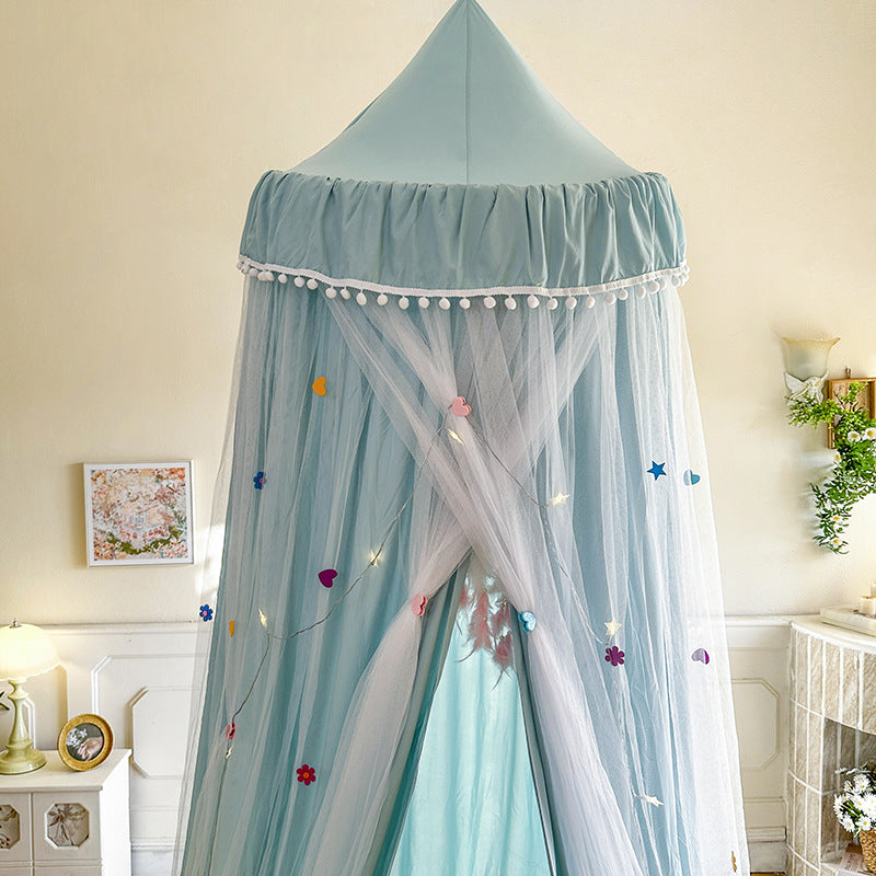Kids Bed Canopy – Double Layer Draped Design
