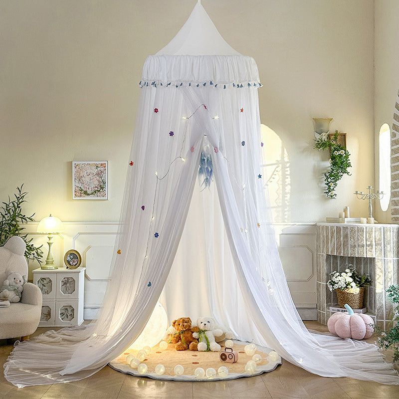 Kids Bed Canopy – Double Layer Draped Design