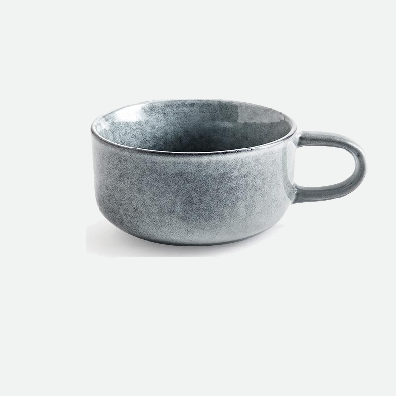Kireina Porcelain Cup & Plate Set Short Cup 230ml