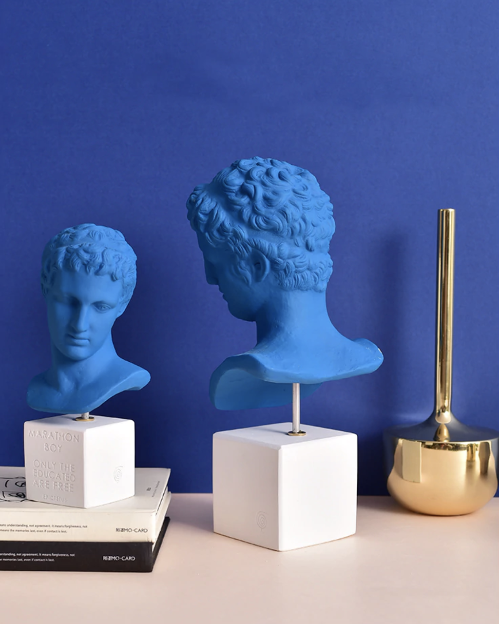 Klein Blue David's Head Statue - Final Sale