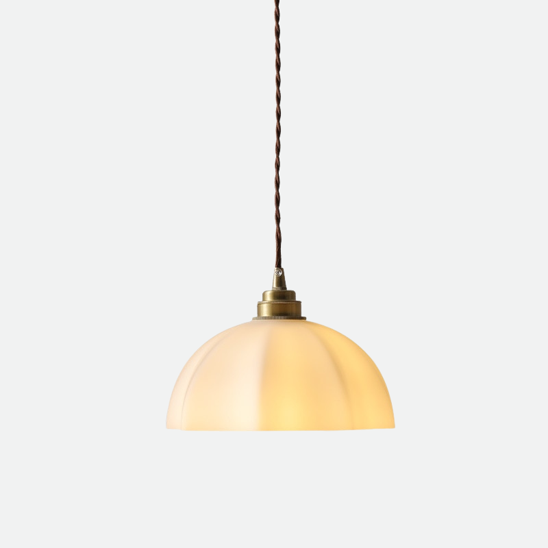 Klimt Glass and Brass Pendant Light